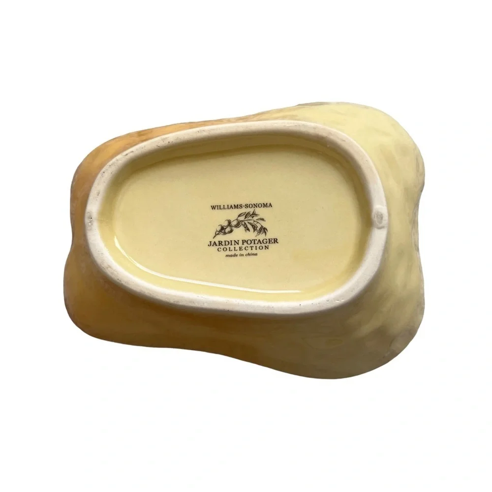 𝅺Williams Sonoma Pepper Squash Dip Dish Jardin Potager Collection Decorative
